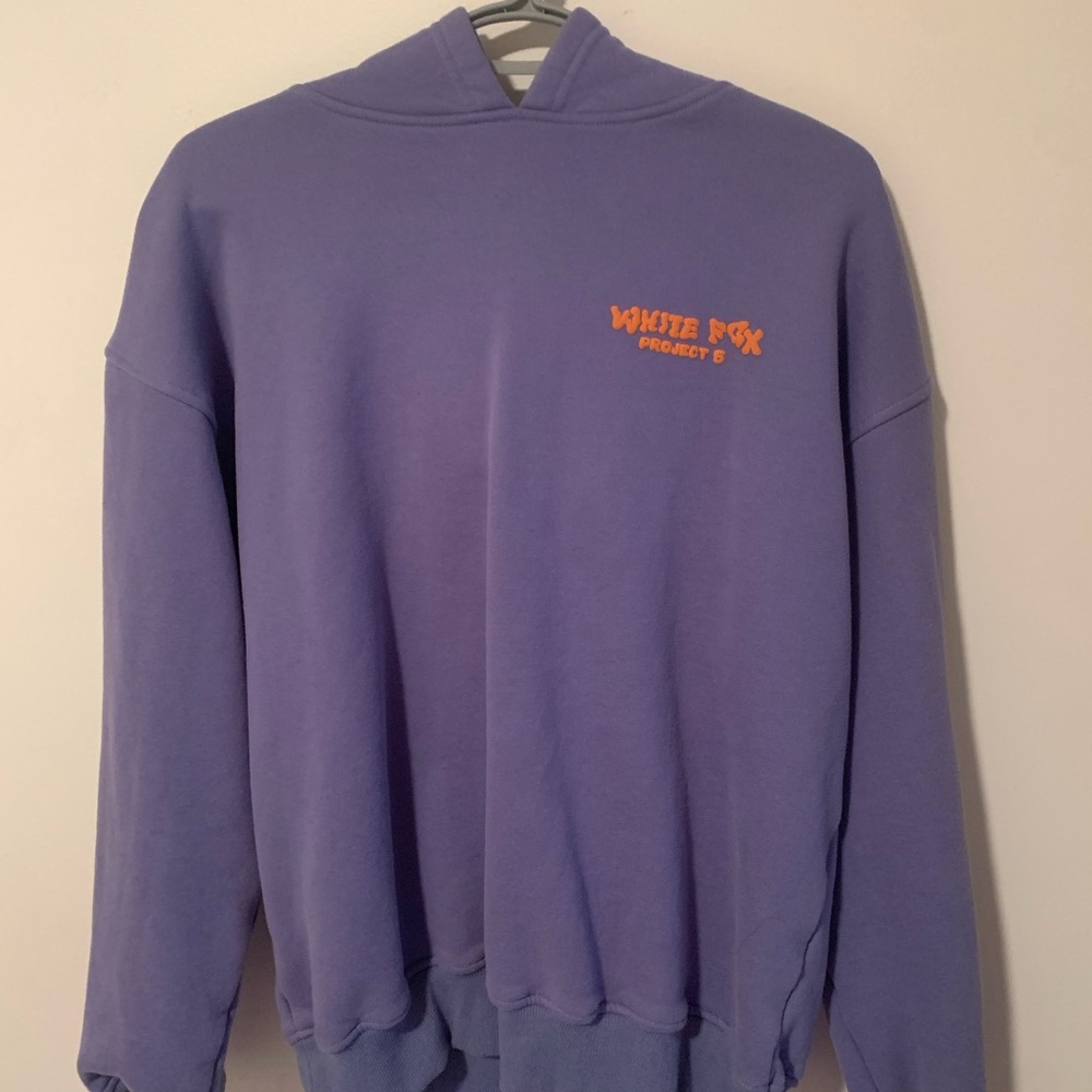 White Fox Purple Hoodie